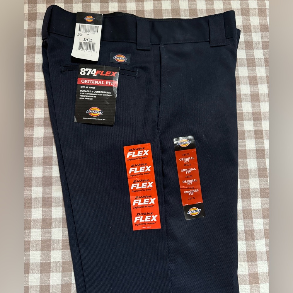 Dickies 874F Flex Pants Mens Original Fit Classic Work Uniform Bottoms 32x32 NWT